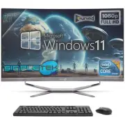 All IN One 27 " Curved I3 RAM 16gb SSD 960gb Windows 11 Pro Computer Aio PC Hard