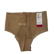 Spanx Underwear Small Nude Skinny Britches Cheeky Cut Thong Panties Shaping New