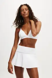 [Body] Body - Ultra Soft High Apex Crop - White L WHITE