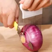 Stainless Steel Onion Needle Fork Vegetable Fruit Slicer Tomato Cutter...