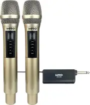UHF Karaoke Wireless Microphones Professional - ImPro Gold UHF-88II