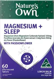 Magnesium + Sleep Tablets 60 - with Passionflower - Traditionally Used to Reliev