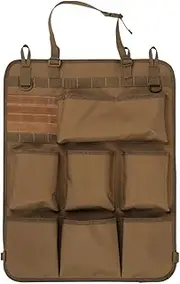 MagiDeal Backseat Car Organizer Hanging Storage Bag Oxford Cloth Car Seatback Storage Bag for Children's Toys Books Drinks Snacks, Brown