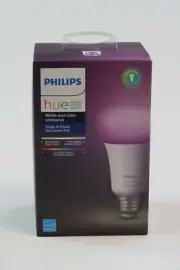 Philips Hue White & Color Ambiance A19 Smart LED Light Bulb 464487 BRAND NEW