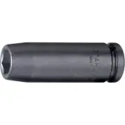 Stahlwille 23020027 51IMP 1/2" Extra Deep Impact Socket, 27 mm