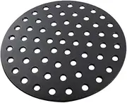 Round cast Iron fire Grate,BBQ high Heat Charcoal Plate for XLarge Big Green Egg fire Grate Bottom Grate Grill Parts Charcoal Grate Replacement Parts Big Green Egg l accessories-17inch