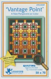 Toadusew Creative Concepts Vantage Point Windows Quilting Quilt Pattern