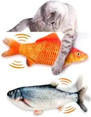 Floppy Fish Cat Toy, Interactive Cat Toy, Realistic Flopping Fish Cat Toy