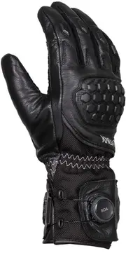 Knox Zero 4 waterproof Motorcycle Gloves, black, Size XL for Men