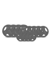 [Cortex] 35kg Tri Grip Standard Weight Plate Set 25mm in Black