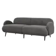 Levede Cloud Sofa 3-Seater Sherpa Fleece Grey