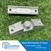 Metal Bed Saddles, to Suit Camper Trailer (Pack of 2pcs)
