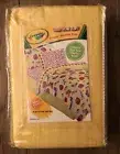 New Crayola Sunshine Bugs Twin Bedskirt - Yellow - 39x75x14 New In Package