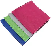 Cool Sports Towel Set 4 Pack Quick Drying Skin-Friendly Gym Swim Towels for Workout Yoga Shower Travel