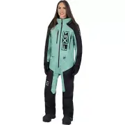 FXR Snowmobile Womens Recruit Lite Uninsulated Monosuit - Sage/Black