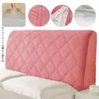 Quilted Foam Padded Headboard Cover Elastic Bed Head Backrest Protector 8 Sizes