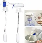 2 Pack Automatic Drink Dispenser,Milk Dispenser for Fridge Gallon,Kids Automatic Drink Dispenser, One-Handed Operation,Hands-Free,Milk，Juice & More