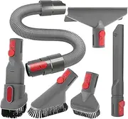 Accessory Tool Kit Attachment Set with Extension Hose Compatible with Dy'son V7 V8 V15 V10 V11 V12 Vacuum Cleaner