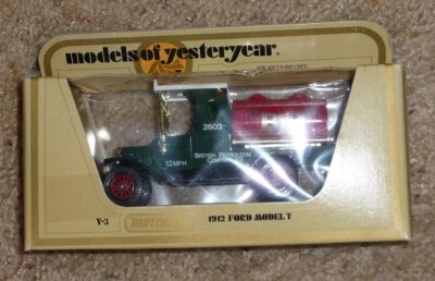 1978 Matchbox/Lesney Models of Yesteryear Y-3 1912 Ford Model T - BP Petrol MIB
