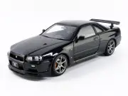 AUTOart 1/18 Nissan Skyline GT-R (R34) V Spec II Black Pearl 77407