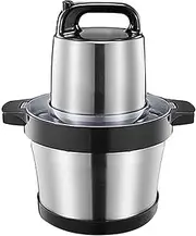 Electric Food Processor - 6 Litre Stainless Steel Countertop Vegetable Chopper with 4 Sharp Blades for Meat, Fruits, Nuts and Spices