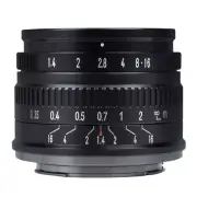 7artisans 35mm F1.4 Mark II APS-C MF Prime Lens for Canon Sony Fuji Nikon M4/3
