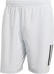 [adidas] Men's Club 3-Stripes Tennis Shorts, Halo Blue