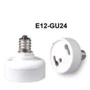 100x E12 To GU24 Socket Light Bulb Lamp Candelabra Base Adapter Converter Holder