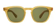 Garrett Leight BYRNE SUN MBLON/PGN Men's Sunglasses Brown Size 46