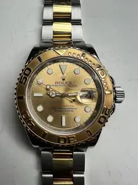 在飛比找Yahoo!奇摩拍賣優惠-鋼鐵錶棧 ROLEX 16623 半金遊艇 內有防偽圈 單錶