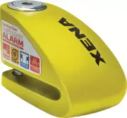 XX6 Alarm Disc Lock 3.3" X 2.3" Yellow Xena Security XX6-Y