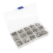 433Pcs Assorted Hex Head Screws Nuts for Axial SCX6 Jeep JLU Wrangler 1/6 RC Car