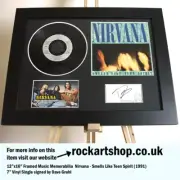 Nirvana SIGNED DAVE GROHL Smells Like Teen Spirit 7" Vinyl Single Autographed