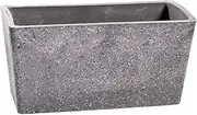 Imitation Stone Grey Rectangle Planter 27cm