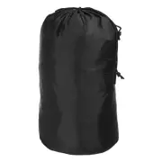 Stuff Sack 12" x 24" Storage Sack Portable Drawstring Dust Flap Bag Black