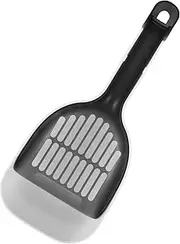 Happyyami 1 Set Cat Litter Scoop Grooming Sifter Cats Cleaning Clumping with Kitten Litter Scooper Poop Scooper Cat Litter Portable Cat Litter Scoop Cat Scooper Plastic Light Grey
