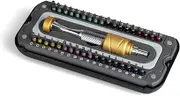 ZHAOXIN 37 In 1 Screwdriver Set Precision Magnetic Screw Driver Bits Mini Tool Case Dismountable For Smart Home PC Phone Repair, Grey, SCRE-37IN1
