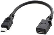Micro USB 5-Pin Female to Mini USB Male Plug Adapter Converter Cable for Android Smart Phone Tablet GPS MP3/ MP4