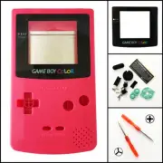 GBC Nintendo Game Boy Color Housing Shell Berry GLASS Screen Lens MINT NEW