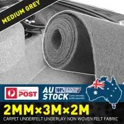 Heavy Duty Car Medium Gray Carpet Underfelt Carpet Underlay Felt for moulded (for: Honda Civic)
