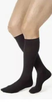 Jobst Moderate Compression Knee High Support Socks 15-20mmHg Black Small
