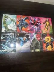1992 Skybox Marvel Masterpieces 8 Cards X-Men Lot Red Skull Quicksilver Storm