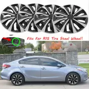 15" Set of 4 Wheel Covers Hub Caps fits R15 Tire & Steel Rim For Kia Forte (for: Kia)