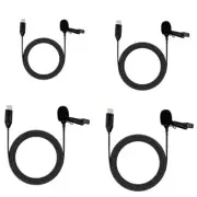 Clip On Microphone Type C Connectors Port for Action 3/4 Sports Cameras