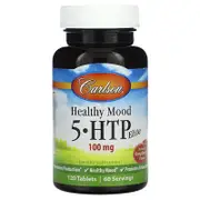 Carlson, Healthy Mood, 5-HTP Elite, Natural Raspberry, 120 Tablets