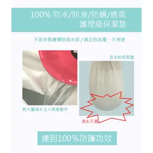 100%防水護理級天絲二層床包式保潔墊 單人/雙人/加人/特大 TD 隔尿墊 兒童防尿墊 老人隔尿墊