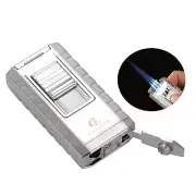 Galiner 3 Flame Jet Windproof Cigar Torch Lighter Cigarette Lighters w/ Punch