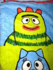 YO GABBA GABBA NAP MAT 46"x21" GREAT FOR DAYCARE AND OVERNIGHT TRAVEL