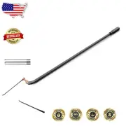 38-Inch Shaft Pry Bar with 1-Inch Steel Striking Cap - Ultimate Leverage Tool