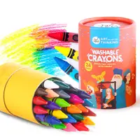在飛比找松果購物優惠-JarMelo 創意美學兒童可水洗蠟筆24色 (8.5折)